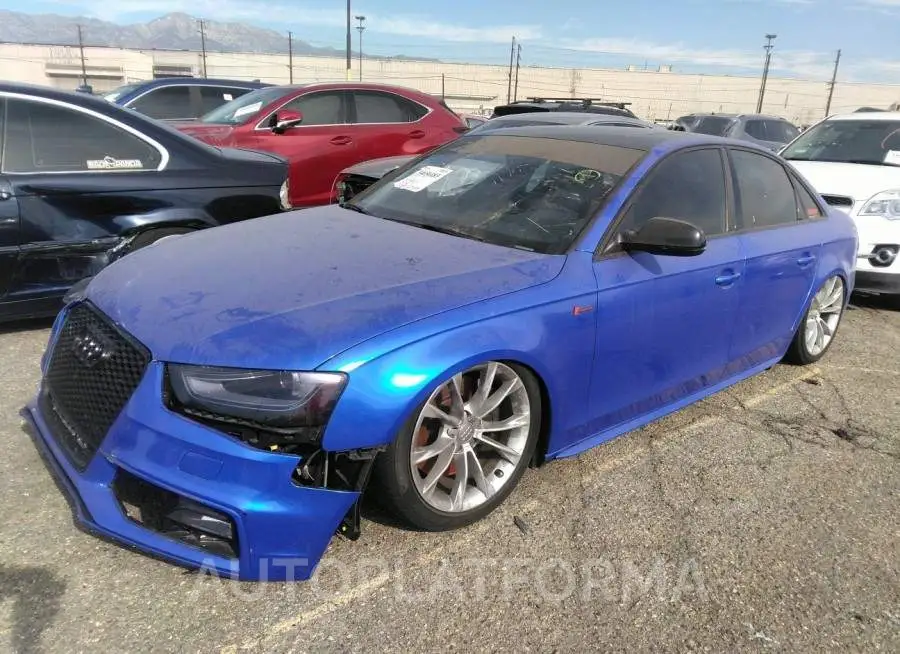 AUDI S4 2016 vin WAUBGAFL0GA004594 from auto auction Iaai