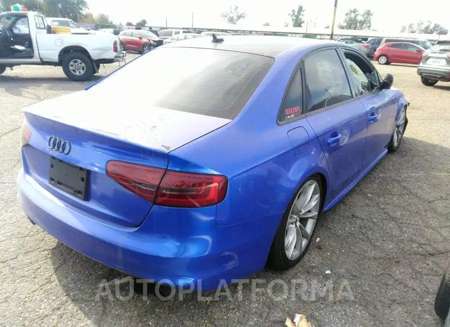 AUDI S4 2016 vin WAUBGAFL0GA004594 from auto auction Iaai