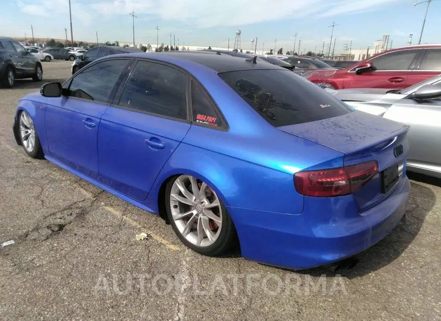 AUDI S4 2016 vin WAUBGAFL0GA004594 from auto auction Iaai