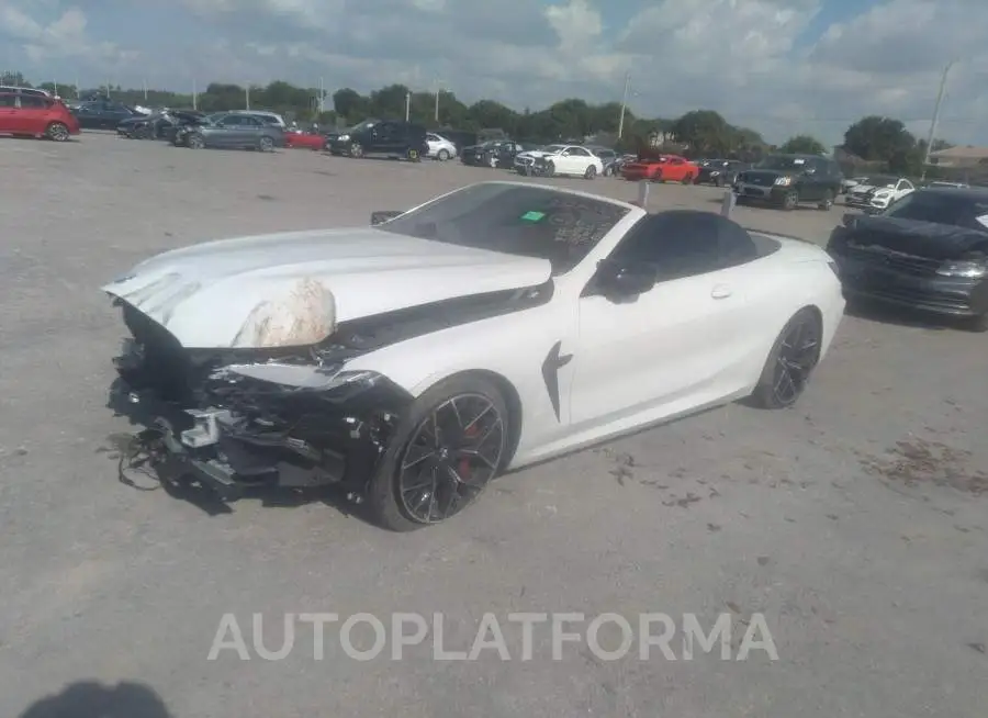 BMW M8 2022 vin WBSDZ0C07NCH70233 from auto auction Iaai