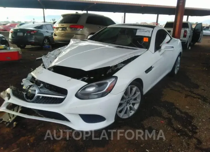 MERCEDES-BENZ SLC 2018 vin WDDPK3JA7JF146837 from auto auction Iaai