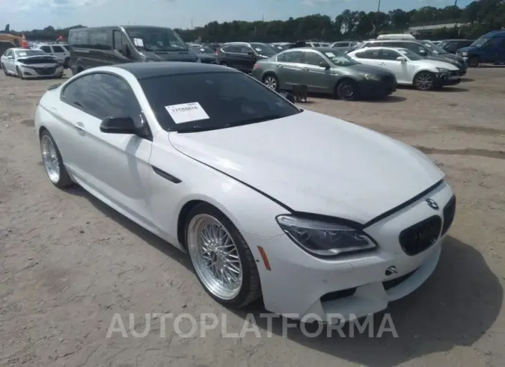 BMW 6 SERIES 2016 vin WBA6H3C52GGT65015 from auto auction Iaai