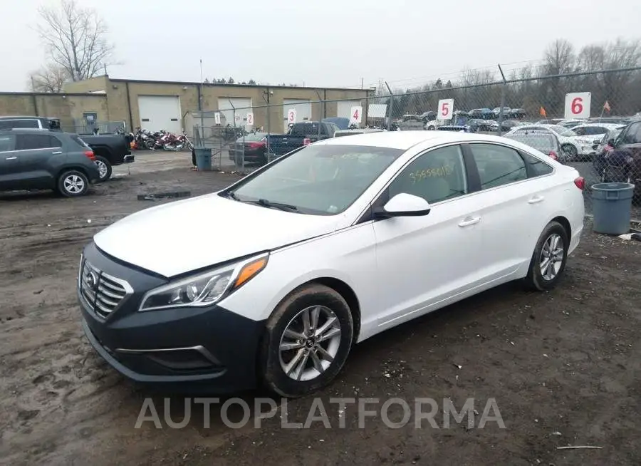 HYUNDAI SONATA 2016 vin 5NPE24AF0GH301911 from auto auction Iaai