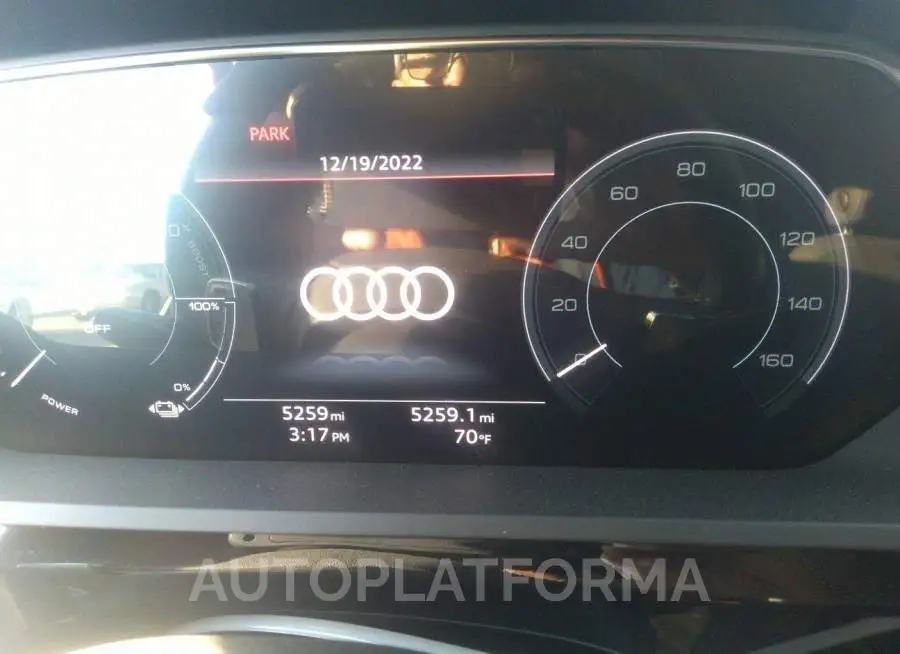 AUDI E-TRON 2022 vin WA1LABGE1NB043629 from auto auction Iaai