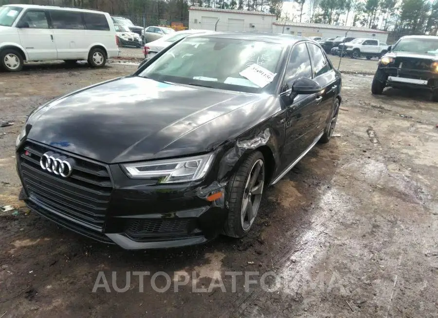 AUDI S4 2018 vin WAUB4AF44JA115268 from auto auction Iaai