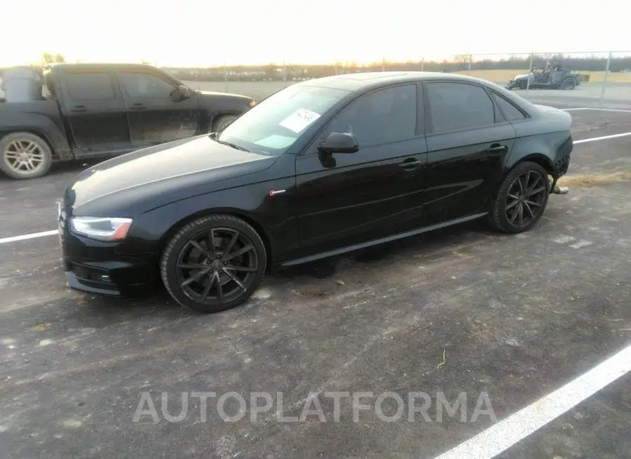 AUDI S4 2015 vin WAUBGAFL1FA034105 from auto auction Iaai