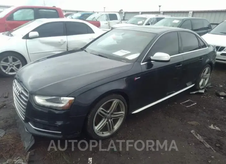 AUDI S4 2015 vin WAUBGAFL4FA108875 from auto auction Iaai