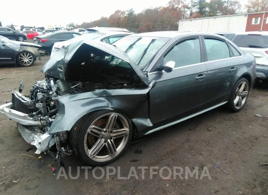 AUDI S4 2015 vin WAUDGAFL6FA014540 from auto auction Iaai