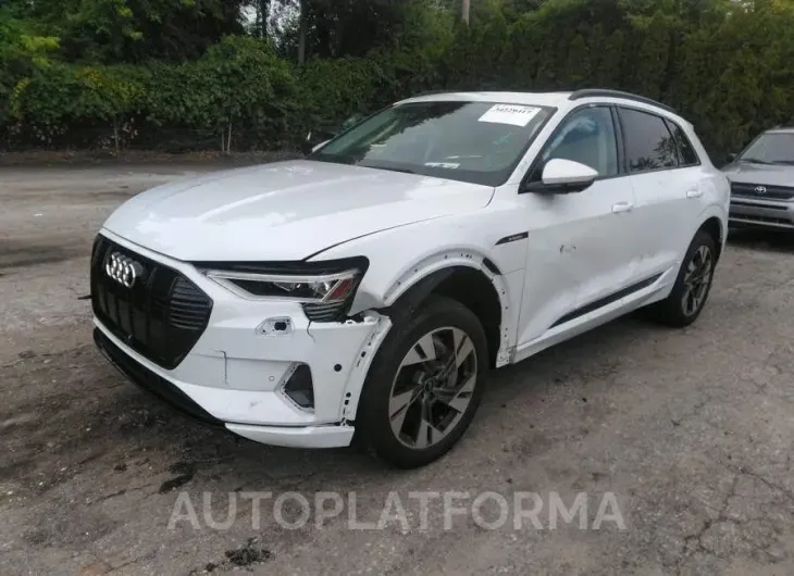 AUDI E-TRON 2021 vin WA1AAAGE5MB010276 from auto auction Iaai