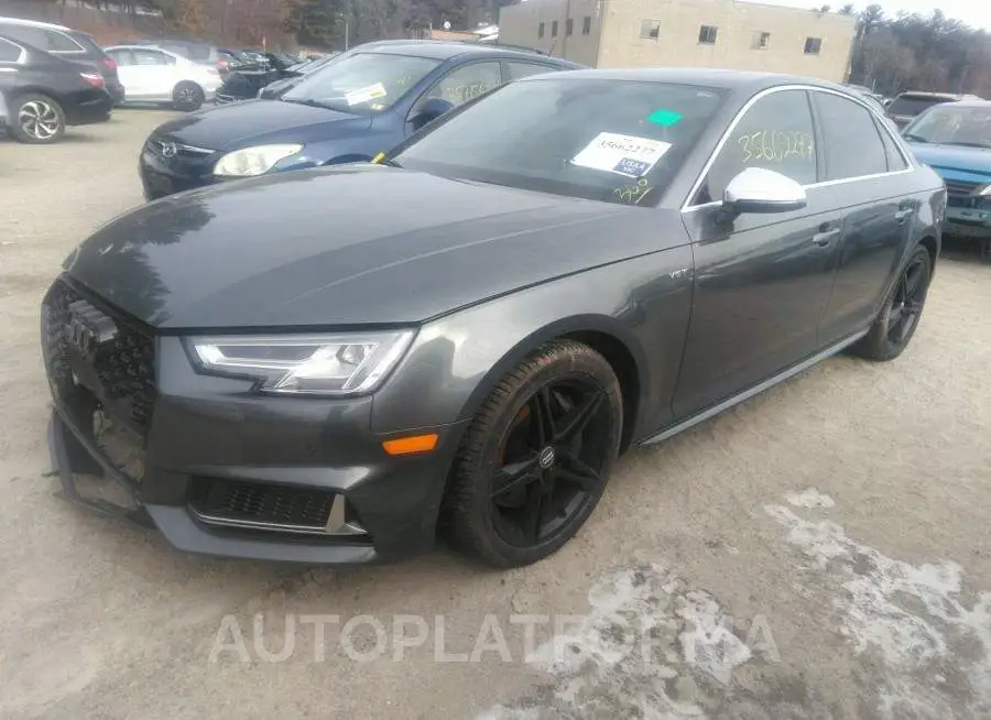 AUDI S4 2018 vin WAUB4AF41JA043607 from auto auction Iaai