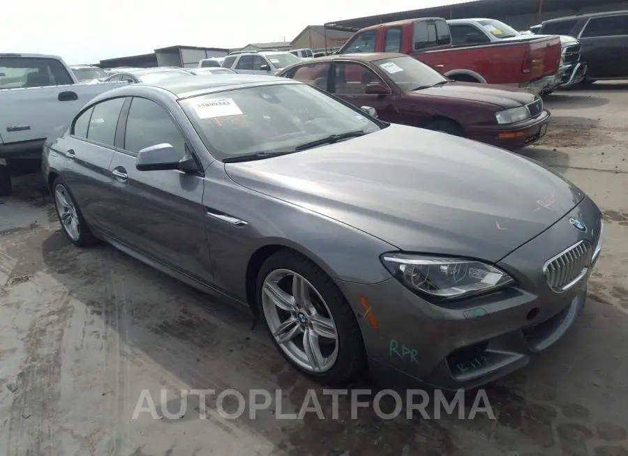 BMW 6 SERIES 2015 vin WBA6B2C5XFGB99601 from auto auction Iaai