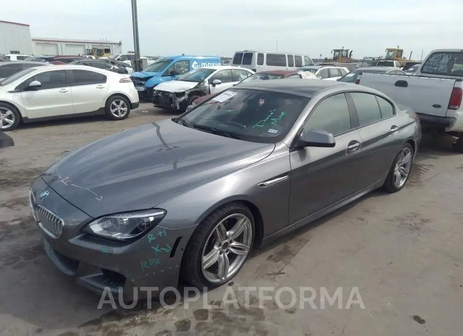 BMW 6 SERIES 2015 vin WBA6B2C5XFGB99601 from auto auction Iaai