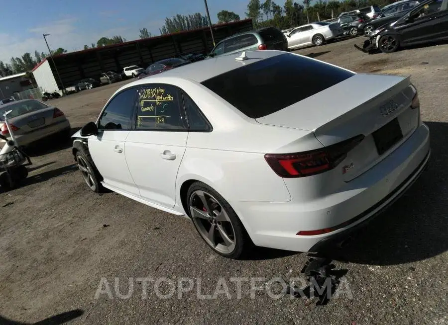 AUDI S4 2019 vin WAUB4AF48KA118353 from auto auction Iaai