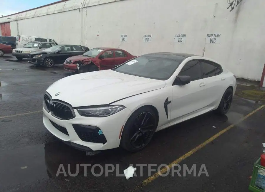 BMW M8 2020 vin WBSGV0C00LCD84758 from auto auction Iaai