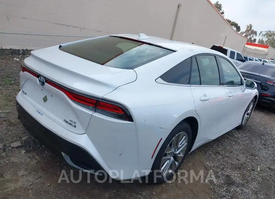 TOYOTA MIRAI 2021 vin JTDAAAAA7MA001564 from auto auction Iaai