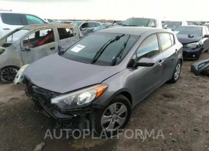 KIA FORTE 5-DOOR 2016 vin KNAFK5A87G5575003 from auto auction Iaai