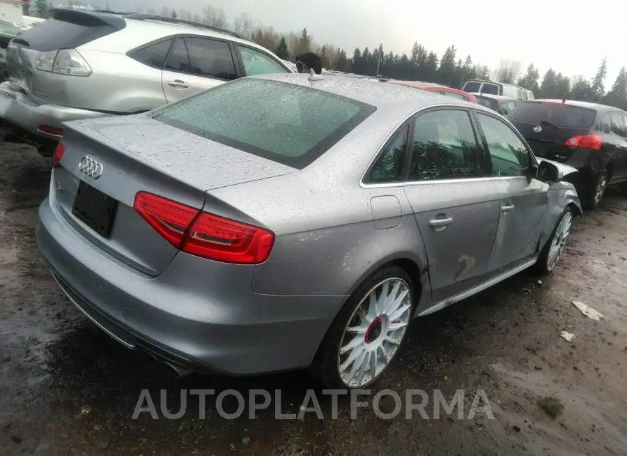 AUDI S4 2015 vin WAUBGAFLXFA100876 from auto auction Iaai