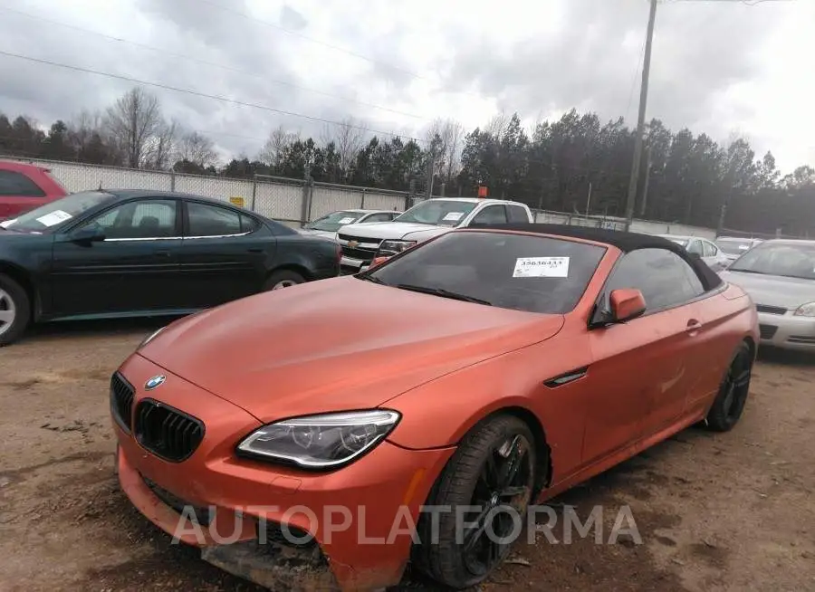 BMW 6 SERIES 2016 vin WBA6F5C51GD996731 from auto auction Iaai