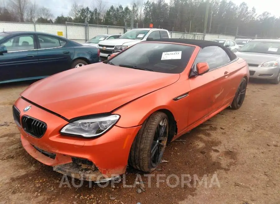 BMW 6 SERIES 2016 vin WBA6F5C51GD996731 from auto auction Iaai