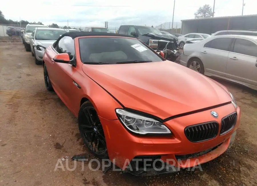 BMW 6 SERIES 2016 vin WBA6F5C51GD996731 from auto auction Iaai