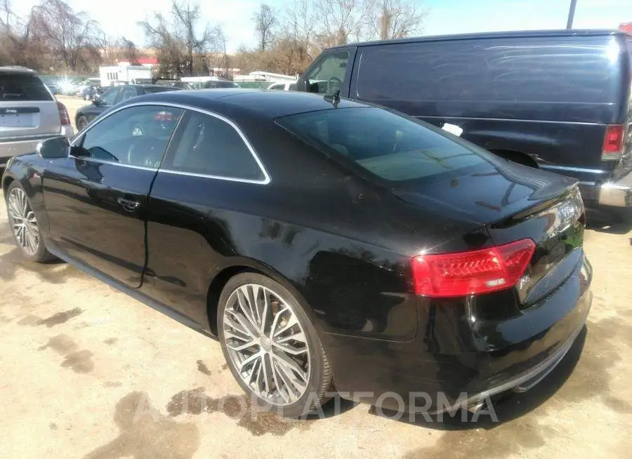 AUDI S5 2015 vin WAUCGAFR7FA021495 from auto auction Iaai