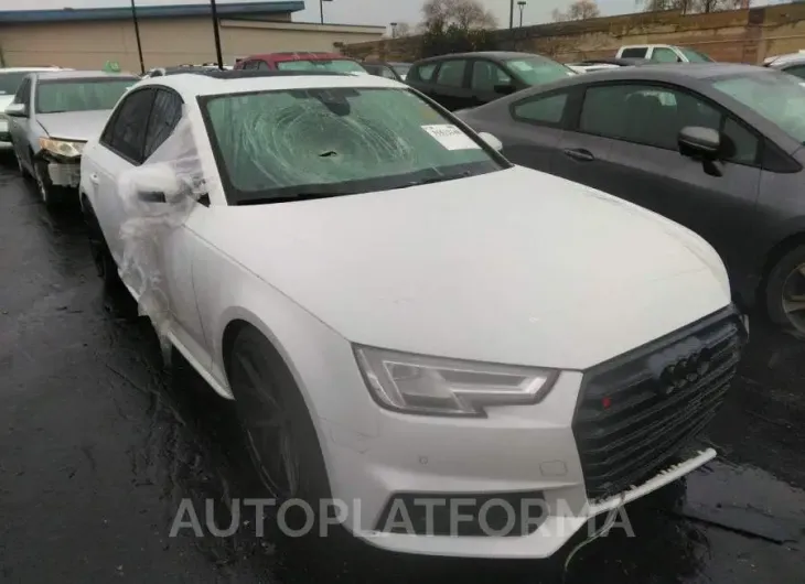 AUDI S4 2018 vin WAUC4AF40JA052187 from auto auction Iaai