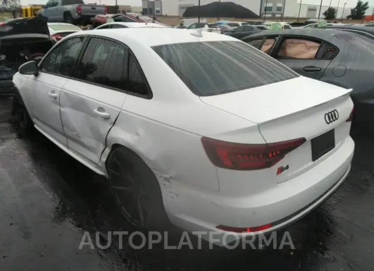 AUDI S4 2018 vin WAUC4AF40JA052187 from auto auction Iaai