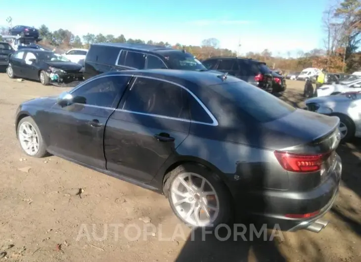 AUDI S4 2019 vin WAUA4AF43KA020102 from auto auction Iaai