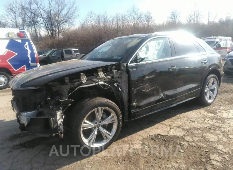 AUDI Q8 2021 vin WA1BVAF12MD003636 from auto auction Iaai