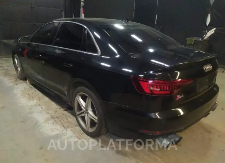 AUDI S4 2018 vin WAUB4AF46JA233208 from auto auction Iaai