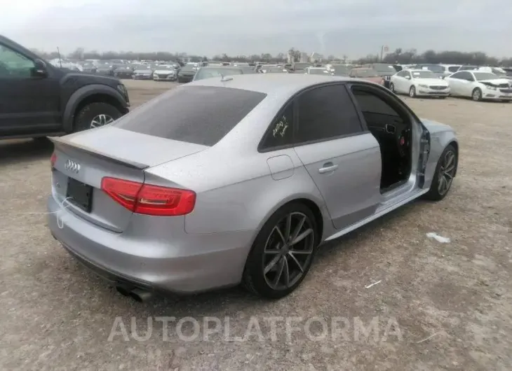 AUDI S4 2015 vin WAUBGAFL2FA075407 from auto auction Iaai