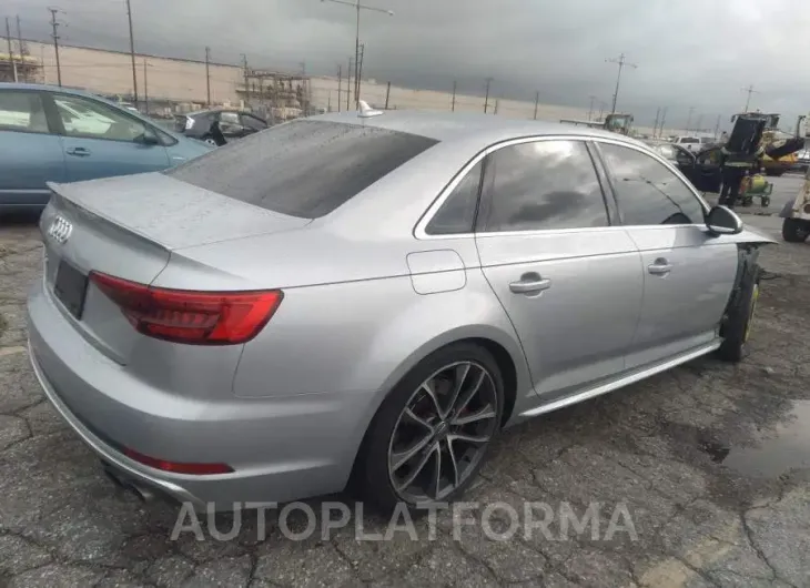 AUDI S4 2018 vin WAUB4AF43JA003156 from auto auction Iaai