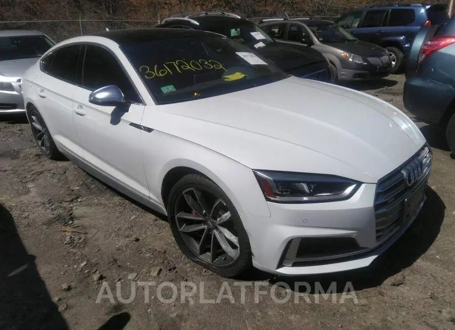 AUDI S5 SPORTBACK 2018 vin WAUB4CF58JA025271 from auto auction Iaai