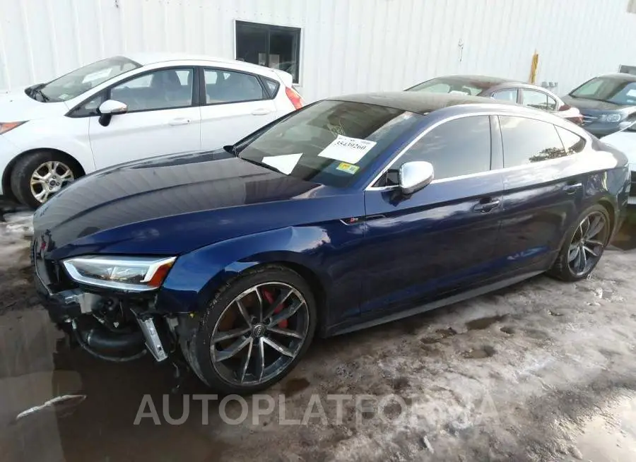 AUDI S5 SPORTBACK 2018 vin WAUC4CF59JA127814 from auto auction Iaai