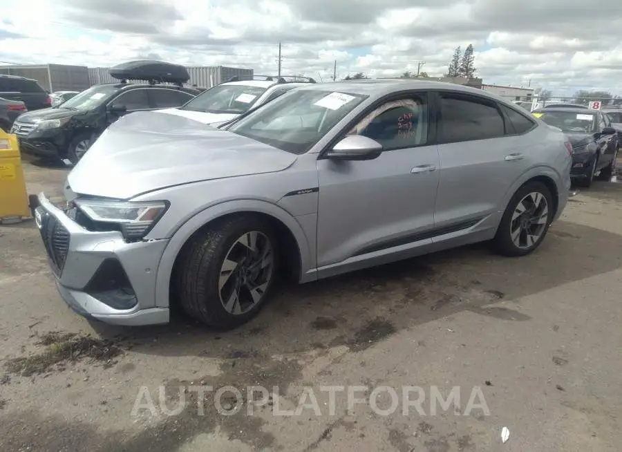 AUDI E-TRON SPORTBACK 2022 vin WA11AAGE2NB028171 from auto auction Iaai