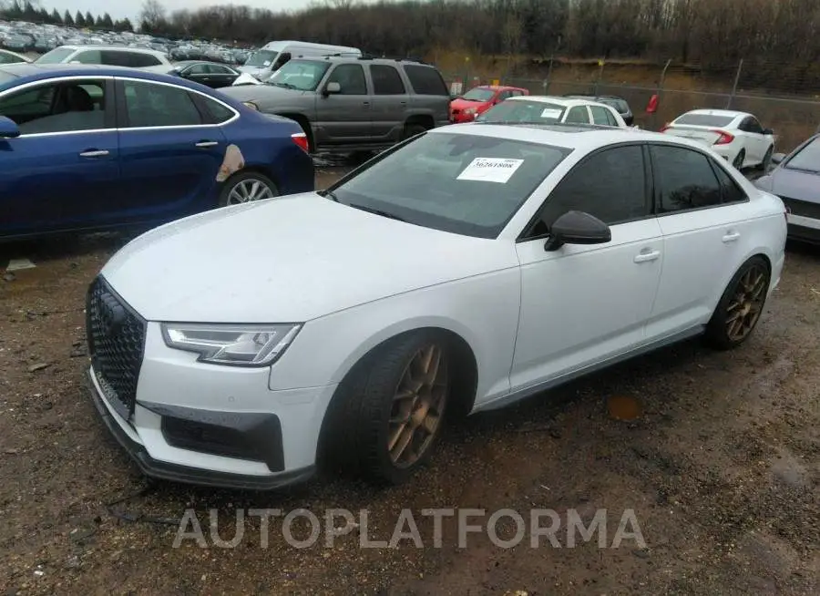 AUDI S4 2018 vin WAUB4AF43JA102060 from auto auction Iaai