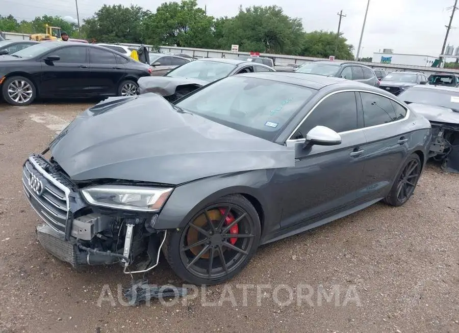 AUDI S5 SPORTBACK 2018 vin WAUB4CF57JA027884 from auto auction Iaai