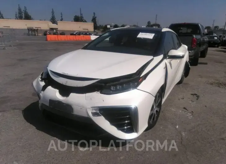 TOYOTA MIRAI 2017 vin JTDBVRBD4HA002628 from auto auction Iaai