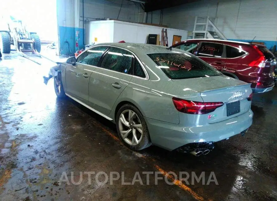 AUDI S4 2022 vin WAUB4AF49NA043750 from auto auction Iaai