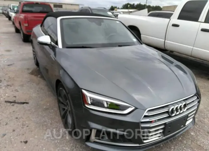 AUDI S5 CABRIOLET 2018 vin WAU24GF53JN002223 from auto auction Iaai