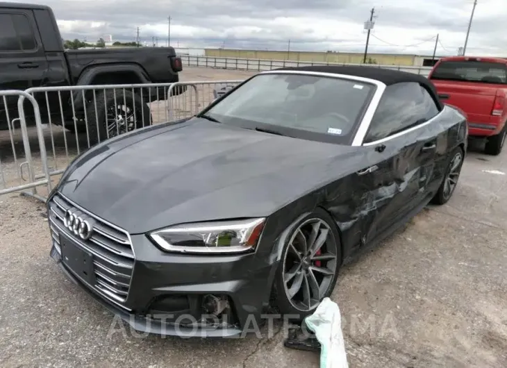 AUDI S5 CABRIOLET 2018 vin WAU24GF53JN002223 from auto auction Iaai