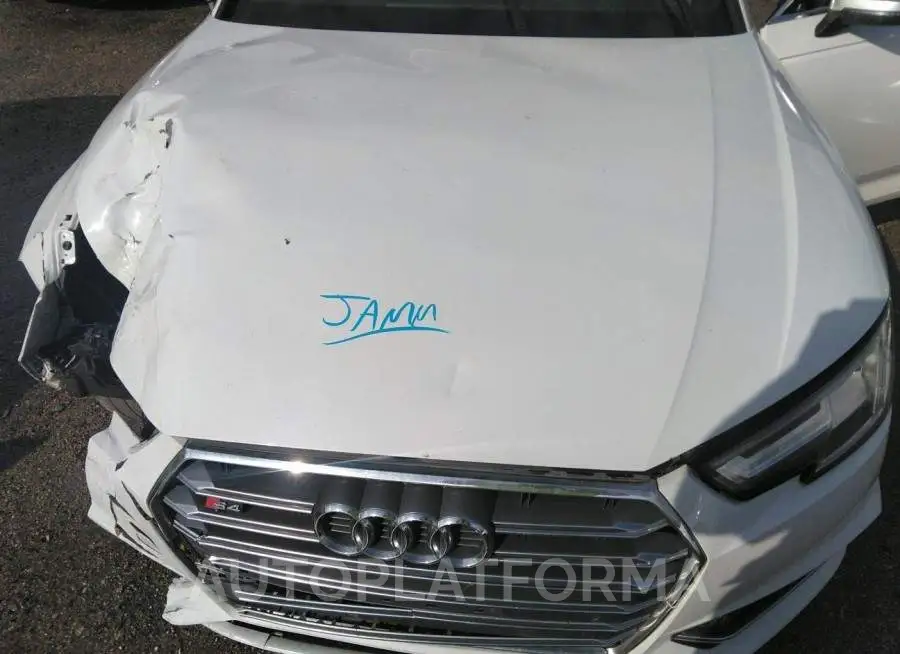 AUDI S4 2018 vin WAUB4AF46JA002468 from auto auction Iaai