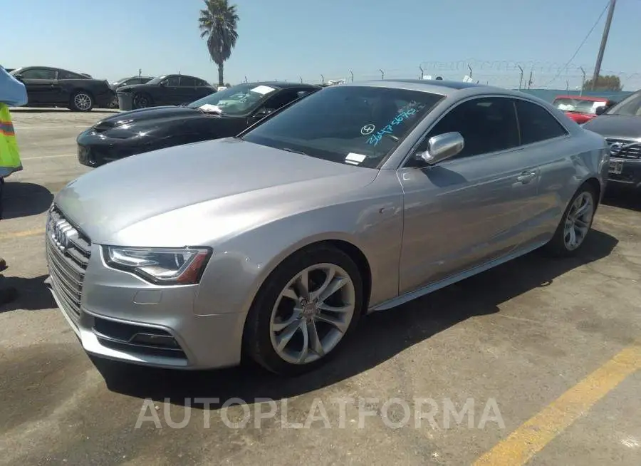 AUDI S5 2015 vin WAUCGAFR5FA045424 from auto auction Iaai