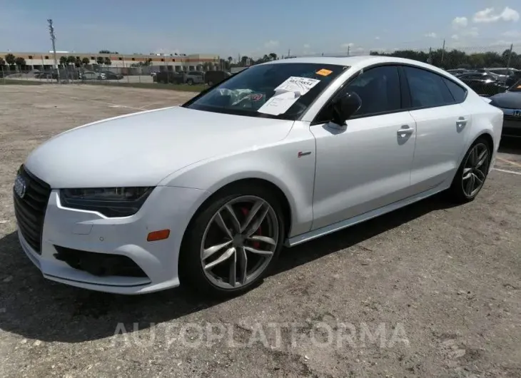 AUDI A7 2018 vin WAUW3AFC0JN092835 from auto auction Iaai