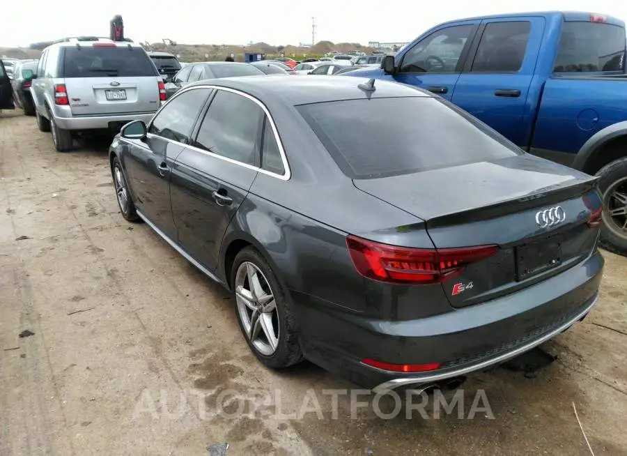 AUDI S4 2019 vin WAUB4AF48KA113895 from auto auction Iaai