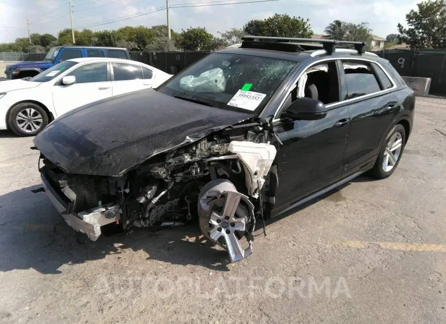 AUDI Q8 2019 vin WA1AVAF18KD011877 from auto auction Iaai