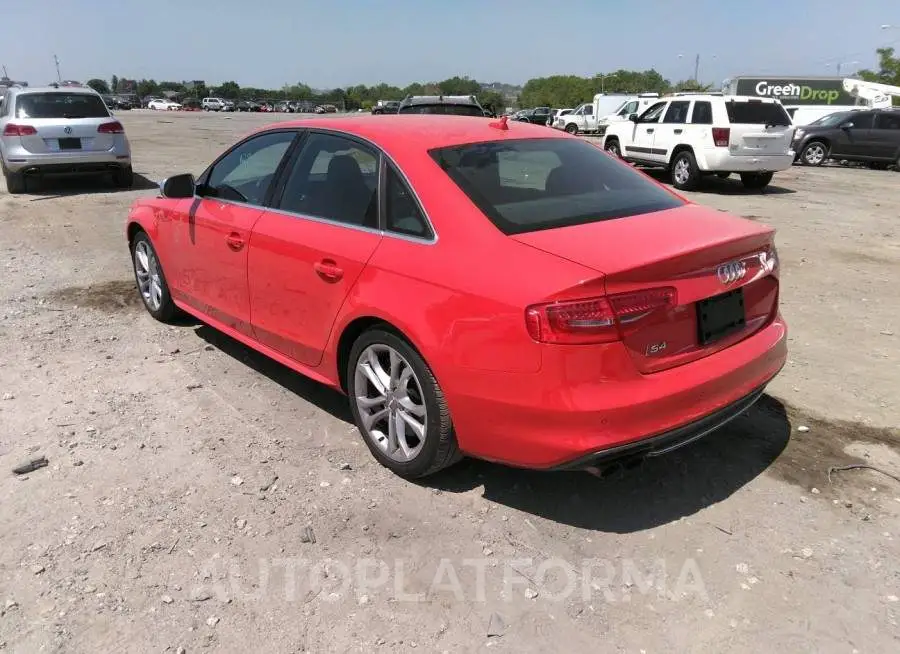 AUDI S4 2016 vin WAUDGAFL2GA007618 from auto auction Iaai