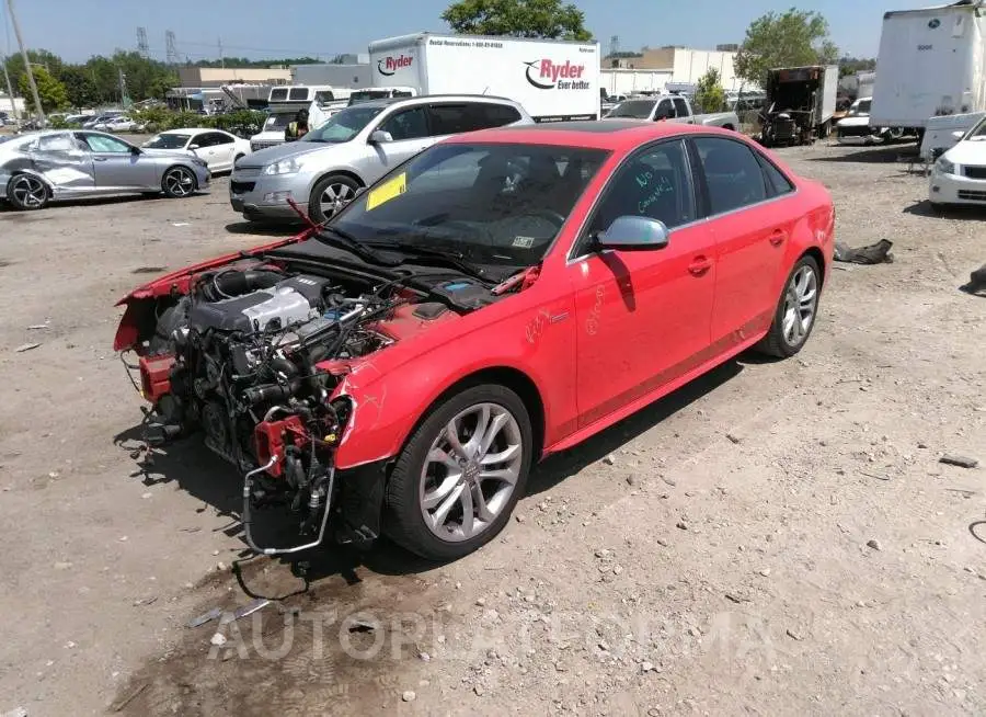 AUDI S4 2016 vin WAUDGAFL2GA007618 from auto auction Iaai