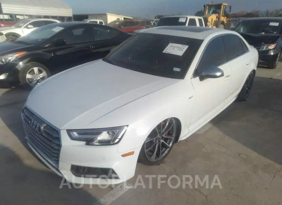 AUDI S4 2018 vin WAUC4AF42JA002570 from auto auction Iaai