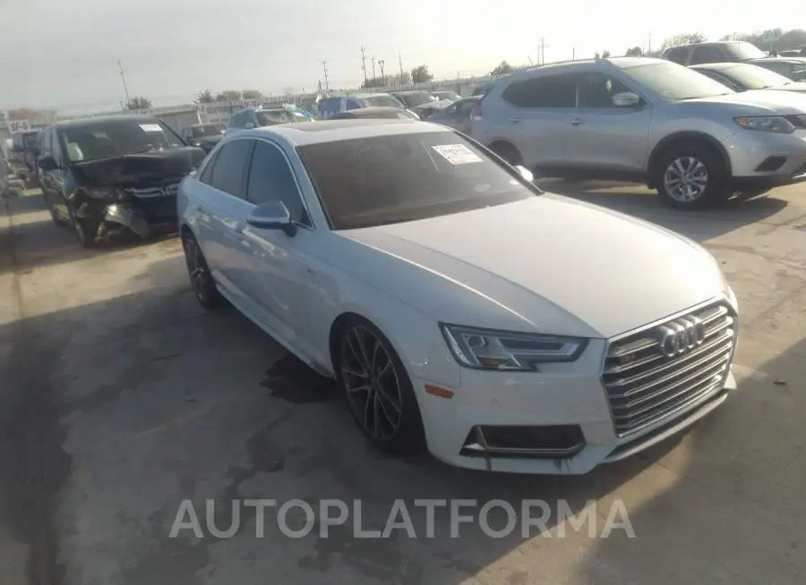 AUDI S4 2018 vin WAUC4AF42JA002570 from auto auction Iaai